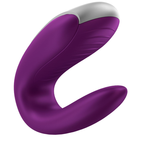 Смарт-вибратор для пар Satisfyer Double Fun (Violet) с пультом ДУ, Satisfyer (Германия) - IntimLand