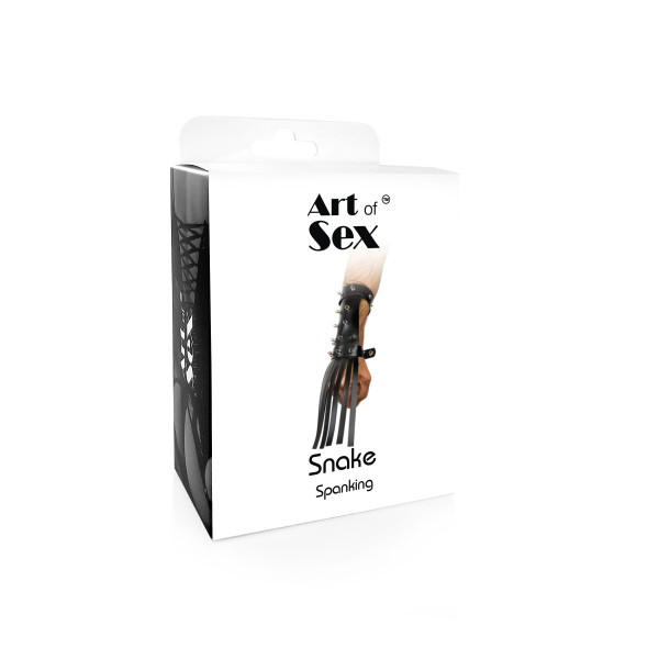 Кожаная БДСМ перчатка-хлыст Art of Sex - Snake, Art of Sex (Украина) - IntimLand