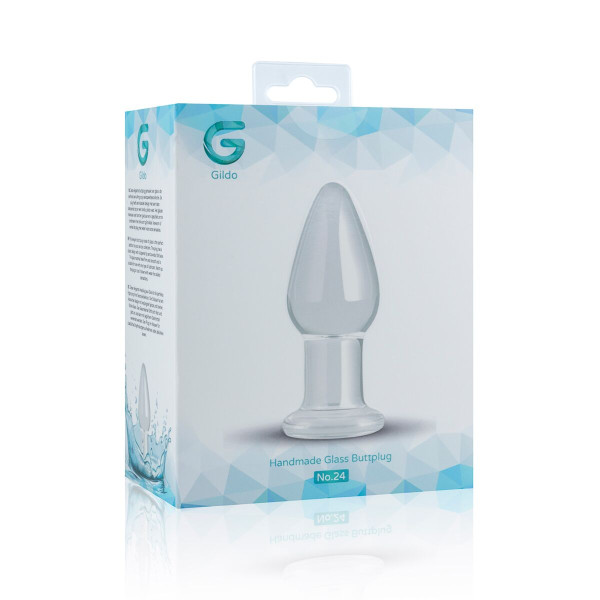 Стеклянная анальная пробка Gildo Glass Buttplug No. 24, Gildo (Нидерланды) - IntimLand