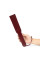Двусторонний паддл Liebe Seele Wine Red Spanking Paddle, натуральная кожа, Liebe Seele - IntimLand