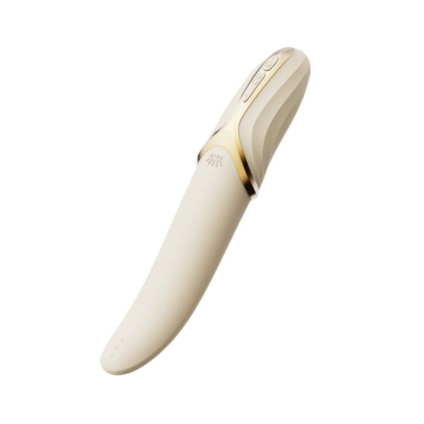Вибратор Zalo – EVE Ivory White, вибрация + ротация, имитация язычка, подогрев до 39 °C, Zalo (США) - IntimLand