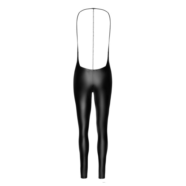 Комбинезон Noir Handmade F306 Mirage catsuit with jewelry rhinestone chain adorning the back - M, Noir Handmade (Польща) - IntimLand