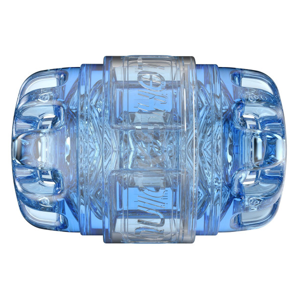 Мастурбатор Fleshlight Quickshot Turbo Blue Ice, компактный, отлично для пар и минета, Fleshlight (США) - IntimLand