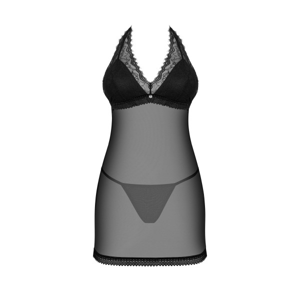 Пеньюар Obsessive Medilla chemise & thong M/L, Obsessive (Польща) - IntimLand