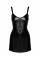 Сукня Noir Handmade F320 Starlet wetlook minidress with ring belt - M