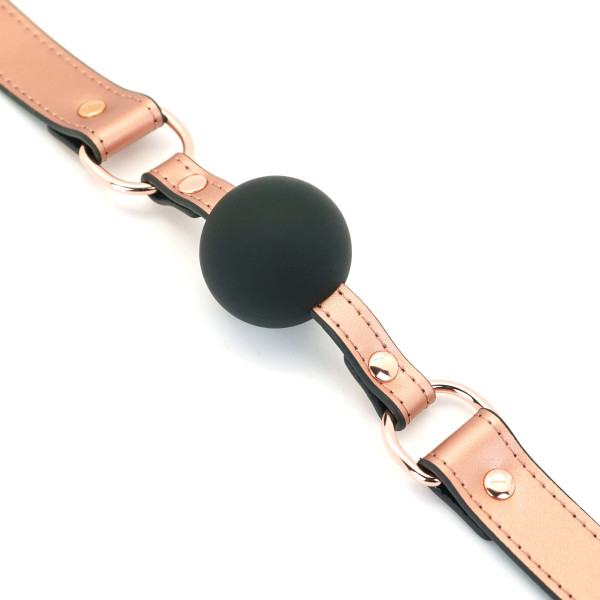 Кляп Liebe Seele Rose Gold Memory Ball Gag, Liebe Seele - IntimLand