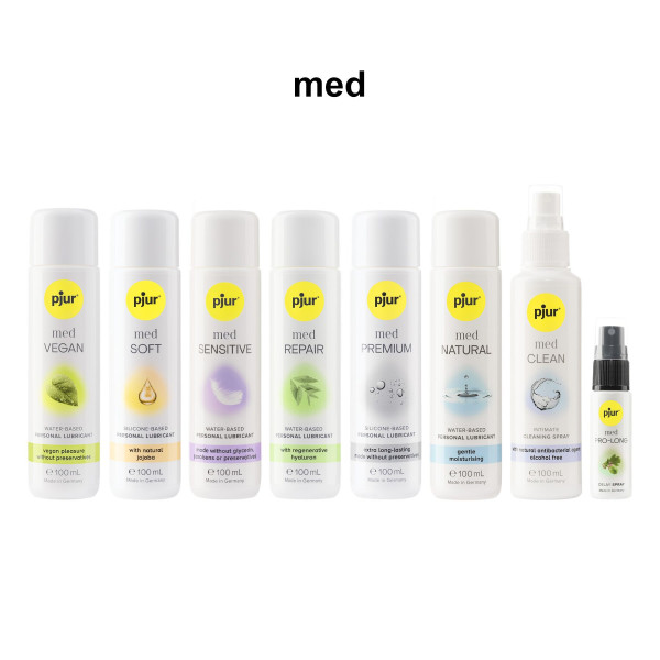 Силиконовая смазка pjur MED Soft glide 100 мл с маслом жожоба для очень сухой и чувствительной кожи, Pjur (Люксембург) - IntimLand