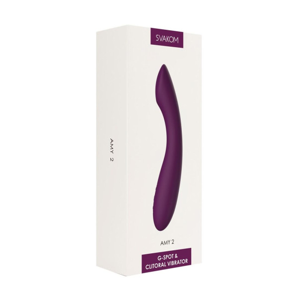 Вибратор для точки G с интеллектуальным режимом Svakom Amy 2 Violet, Svakom (США) - IntimLand