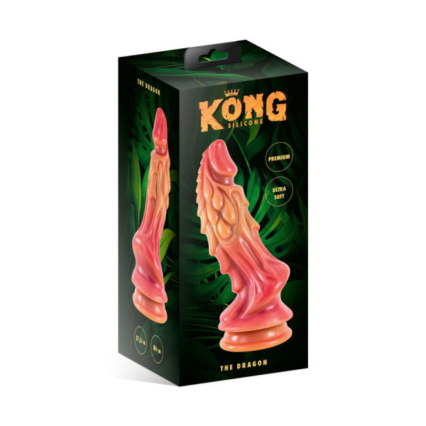 Фэнтезийный фаллоимитатор Kong Silicone The Dragon, Kong Silicone - IntimLand