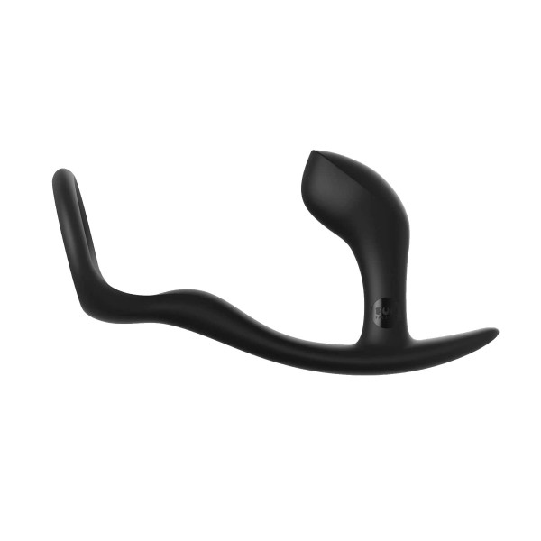 Анальная пробка с эрекционным кольцом Fun Factory BOOTIE RING slate, Fun Factory (Германия) - IntimLand