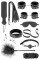 Набор для BDSM Fetish Tentation SM Bondage Box in vegan leather 10pcs