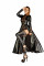 Платье-плащ с мокрым эффектом Noir Handmade F128C Powerwetlook gown coat, S, Noir Handmade (Польща) - IntimLand