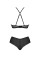 Комплект Passion KERRIA BIKINI black, L/XL, бралетт и трусики-бикини, Passion (Польша) - IntimLand