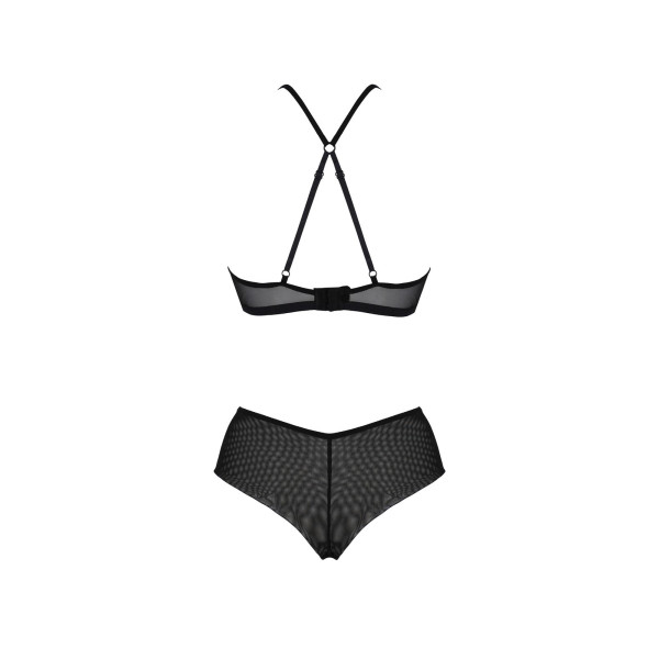 Комплект Passion KERRIA BIKINI black, L/XL, бралетт и трусики-бикини, Passion (Польша) - IntimLand