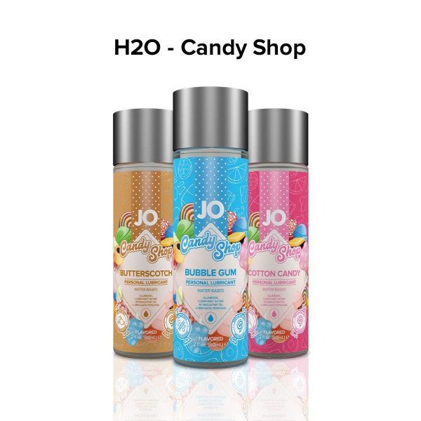 Лубрикант на водной основе JO H2O — Candy Shop — Bubblegum (60 мл) без сахара и парабенов, JO (США) - IntimLand