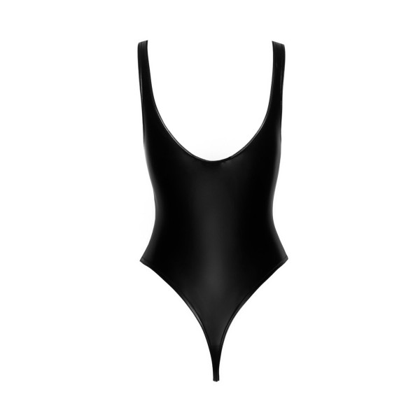 Боди Noir Handmade F244 Powerwetlook body with high cut bottom hem - S, Noir Handmade (Польща) - IntimLand