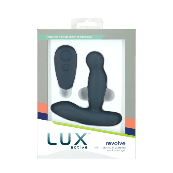 Массажер простаты с ротацией и вибрацией Lux Active Revolve, пульт ДУ, LUX Active (Канада) - IntimLand
