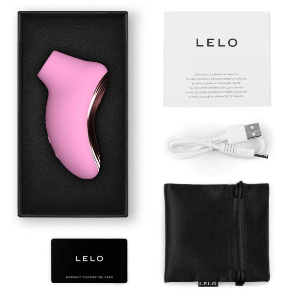 Звуковой стимулятор клитора LELO SONA 2 Travel Pink, тревел-версия, 12 режимов, Lelo - IntimLand