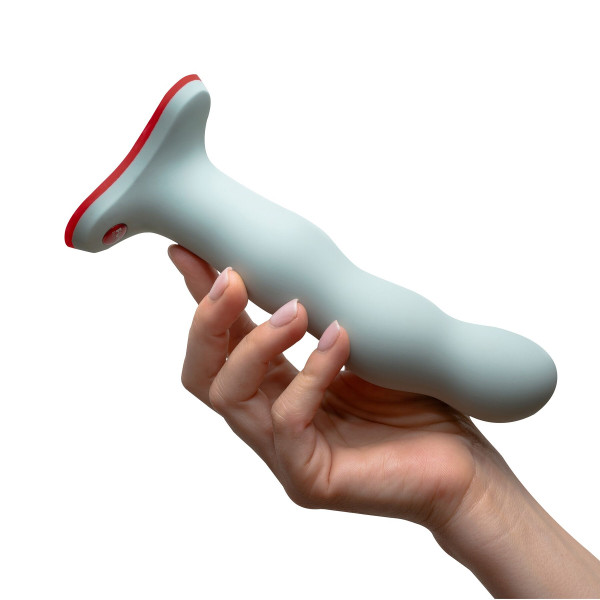 Фаллоимитатор Fun Factory BOUNCER, светло-зеленый, шарики внутри, эффект вибрации, диаметр 3,9 см, Fun Factory (Германия) - IntimLand