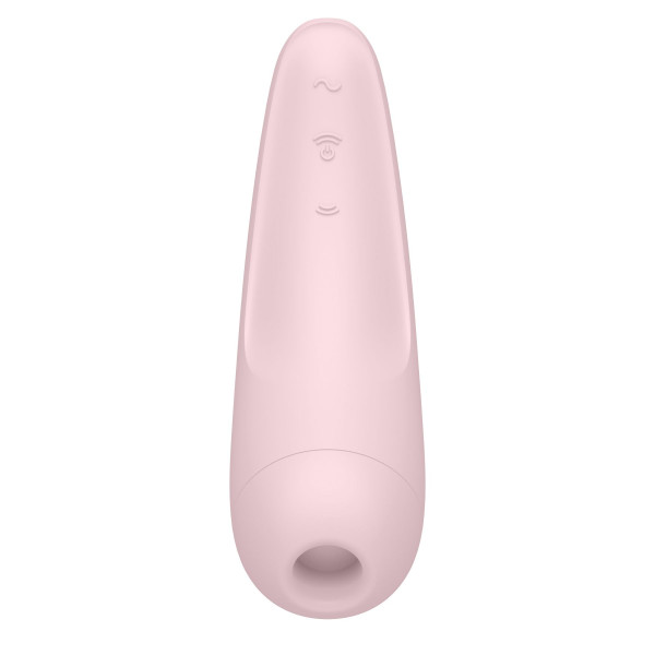 Вакуумный клиторальный стимулятор Satisfyer Curvy 2+ Pink с управлением через интернет, Satisfyer (Германия) - IntimLand