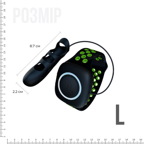 Вибратор на палец Adrien Lastic Touche (L) для глубокой стимуляции с пультом управления на руке, Adrien Lastic (Іспанія) - IntimLand