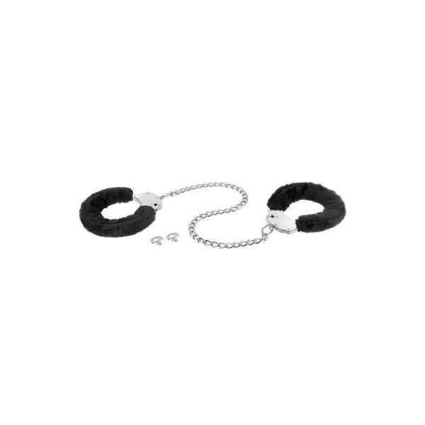 Поножи Fetish Tentation Adjustable metal and fur ankle cuffs, Fetish Tentation (Франція) - IntimLand