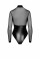 Боди Noir Handmade F321 Edge wetlook and mesh body with rings - S, Noir Handmade (Польща) - IntimLand