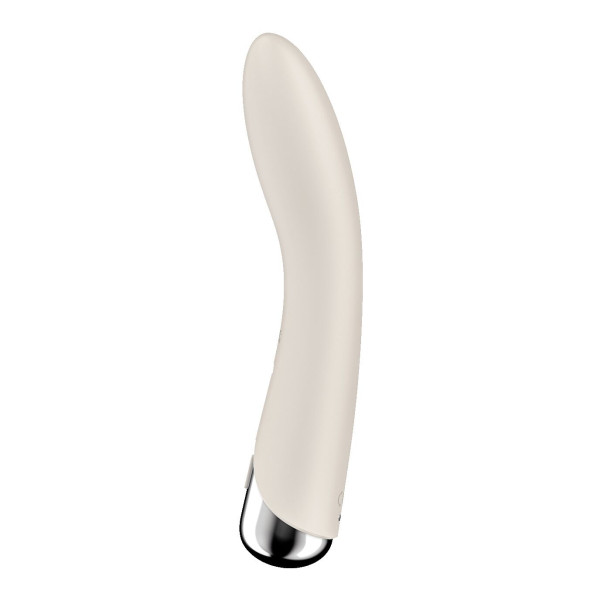 Вибратор точки G с вращением Satisfyer Spinning Vibe 1 Beige, 2 мотора, Satisfyer (Германия) - IntimLand