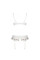 Сексуальный комплект с поясом для чулок Passion LOVELIA SET S/M, white, Passion (Польша) - IntimLand