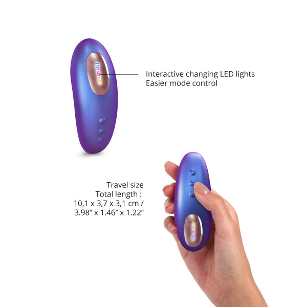 Вакуумный клиторальный стимулятор Love To Love DREAMER – IRIDESCENT NIGHT, ласки язычком, пульт, Love To Love (Франция) - IntimLand