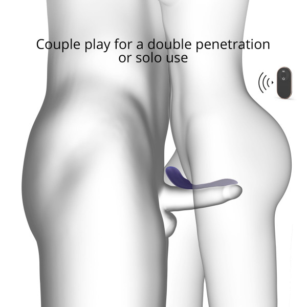 Вибратор для пар с пультом ДУ Love To Love MATCH UP - MIDNIGHT INDIGO, Love To Love (Франция) - IntimLand