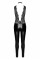 Комбинезон Noir Handmade F298 Libido Deep-V catsuit with collar and pearl chain - L, Noir Handmade (Польща) - IntimLand