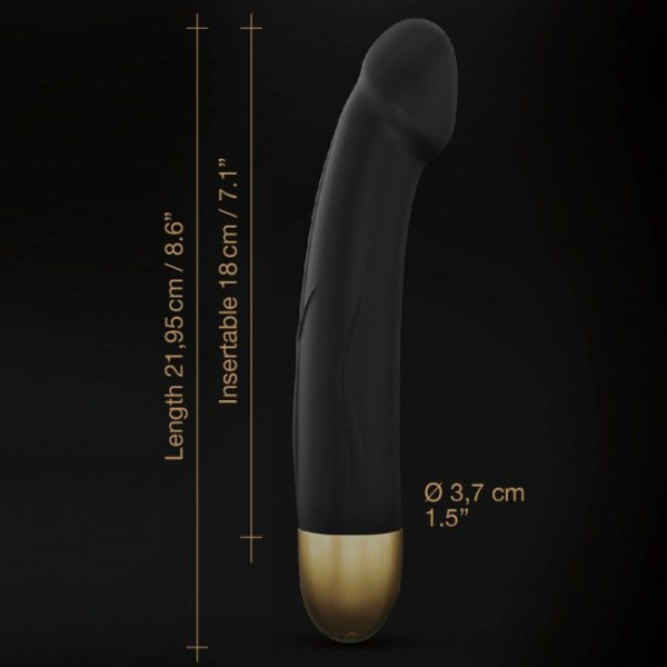 Вибратор Dorcel Real Vibration M Gold 2.0, диам 3,7см, перезаряжаемый, для точки G, Dorcel (Франция) - IntimLand