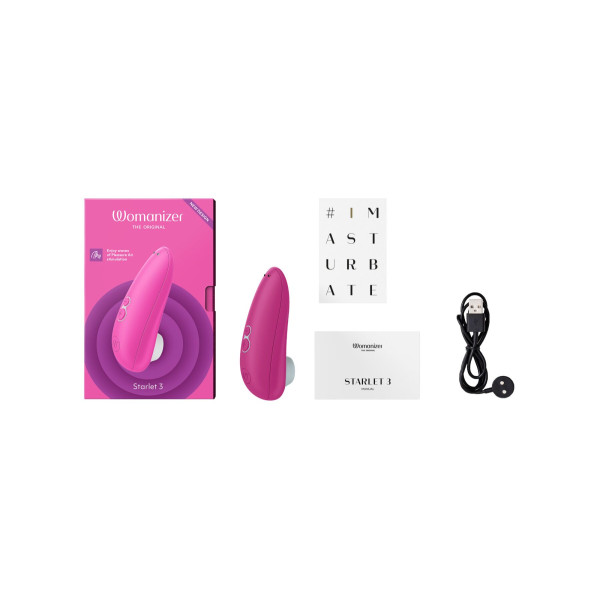 Вакуумный клиторальный стимулятор Womanizer Starlet 3 PINK, Womanizer (Германия) - IntimLand