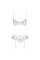 Сексуальный комплект с поясом для чулок Passion LOVELIA SET S/M, white, Passion (Польша) - IntimLand