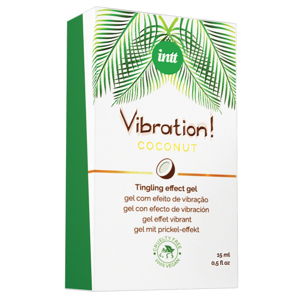 Жидкий вибратор Intt Vibration Coconut Vegan (15 мл), Intt (Бразилия-Португалия) - IntimLand