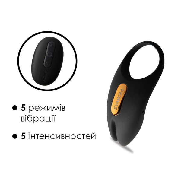 Эрекционное виброкольцо Svakom Winni 2, управление со смартфона, пульт ДУ, Svakom (США) - IntimLand