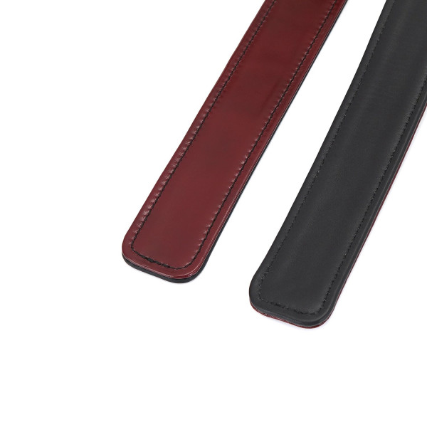 Фиксаторы для бедер Liebe Seele Wine Red Thigh Cuffs L Size, натуральная кожа, Liebe Seele - IntimLand