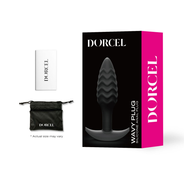 Анальная пробка Dorcel WAVY PLUG, диаметр 3 см, силикон, Dorcel (Франция) - IntimLand