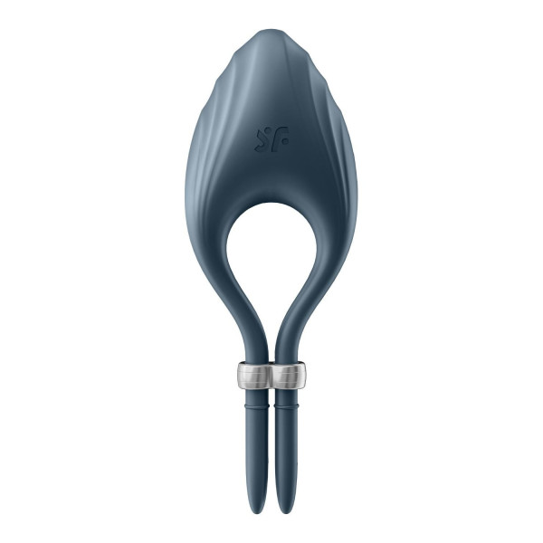 Эрекционное вибокольцо лассо Satisfyer Duelist Dark Blue, 10 режимов, мощный мотор, Satisfyer (Германия) - IntimLand