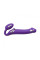Безремневой страпон с вибрацией Strap-On-Me Vibrating Violet XL, диам. 4,7см, пульт ДУ, регулируемый, Strap-On-Me (Франция) - IntimLand