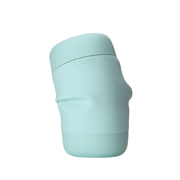 Мастурбатор TENGA PUFFY MINT GREEN, ультрамягкий материал, многоразовый, сквозной, Tenga (Япония) - IntimLand