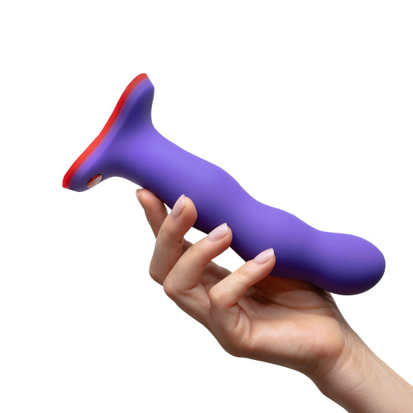 Фаллоимитатор Fun Factory BOUNCER, фиолетовый, шарики внутри, эффект вибрации, диаметр 3,9 см, Fun Factory (Германия) - IntimLand