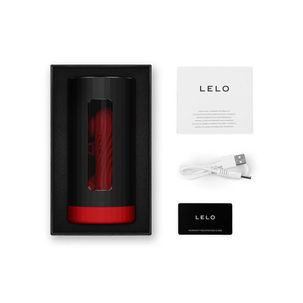 Смарт-мастурбатор LELO F1S V3 XL Red, увеличенный, 2 мотора, 8 режимов, стимуляция звуковыми волнами, Lelo (Швеція) - IntimLand
