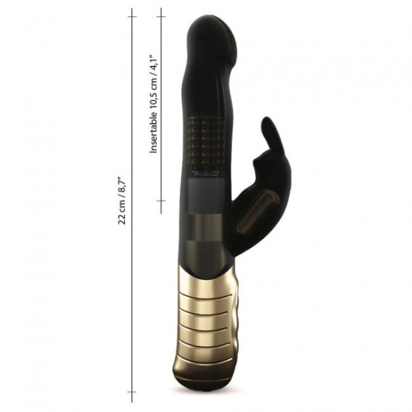 Вибратор-кролик Dorcel Baby Rabbit Gold 2.0 с жемчужным массажем и вращающейся головкой, Dorcel (Франция) - IntimLand