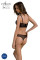Комплект Passion DROSERA SET black, L/XL, сетка+кружево, бюстье и трусики танга, Passion (Польша) - IntimLand