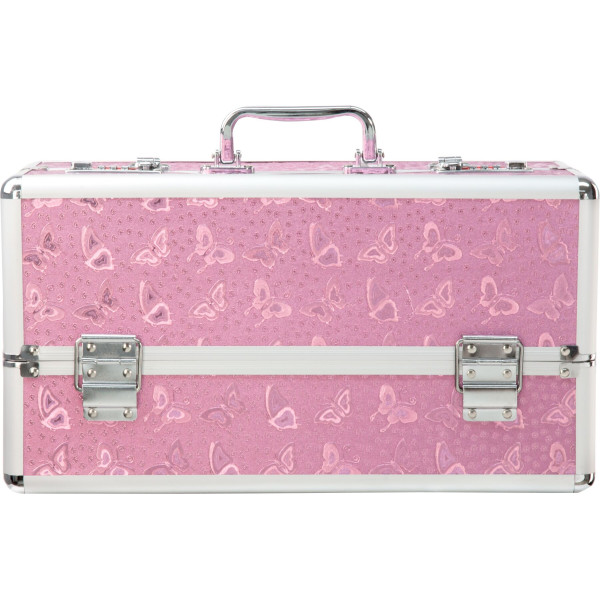 Большой кейс для хранения секс-игрушек BMS Factory Large Lokable Vibrator Case Pink, кодовый замок, PowerBullet (Канада) - IntimLand