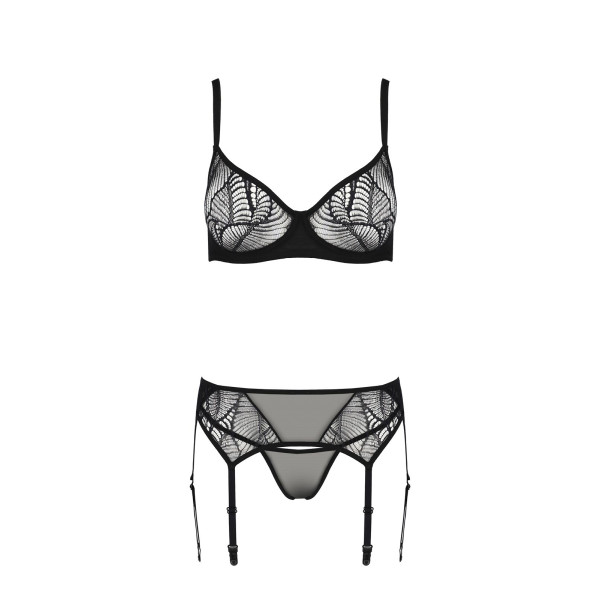 Комплект Passion LEAFA SET black S/M - ECO Passion, Passion (Польша) - IntimLand