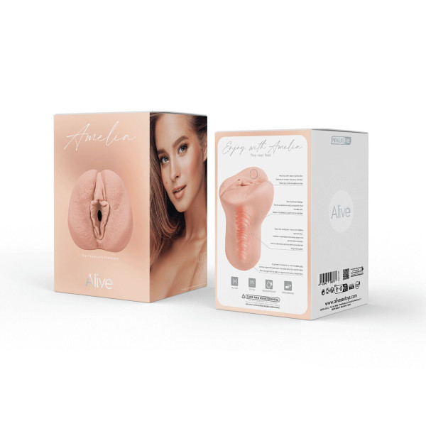 Мастурбатор Alive Amelia Super Realistic Masturbator S Flesh, Alive (Іспанія) - IntimLand