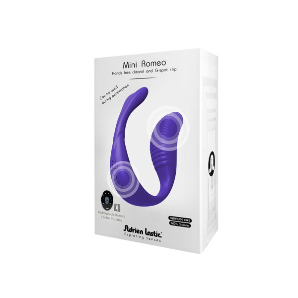 Вибратор для пар Adrien Lastic Mini Romeo II с пультом LRS и двумя моторчиками, Adrien Lastic (Іспанія) - IntimLand